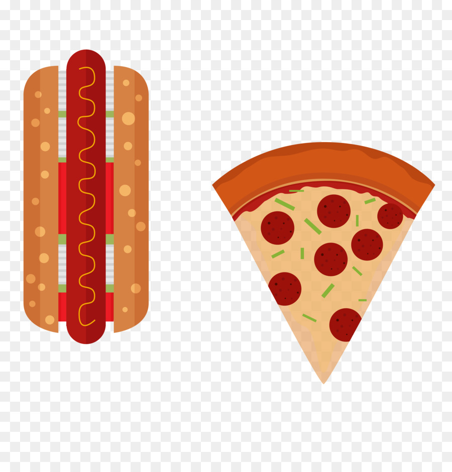 Hot Dog Et Pizza，Restauration Rapide PNG