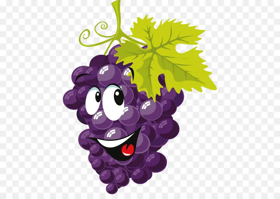 Raisins De Dessin Animé，Violet PNG