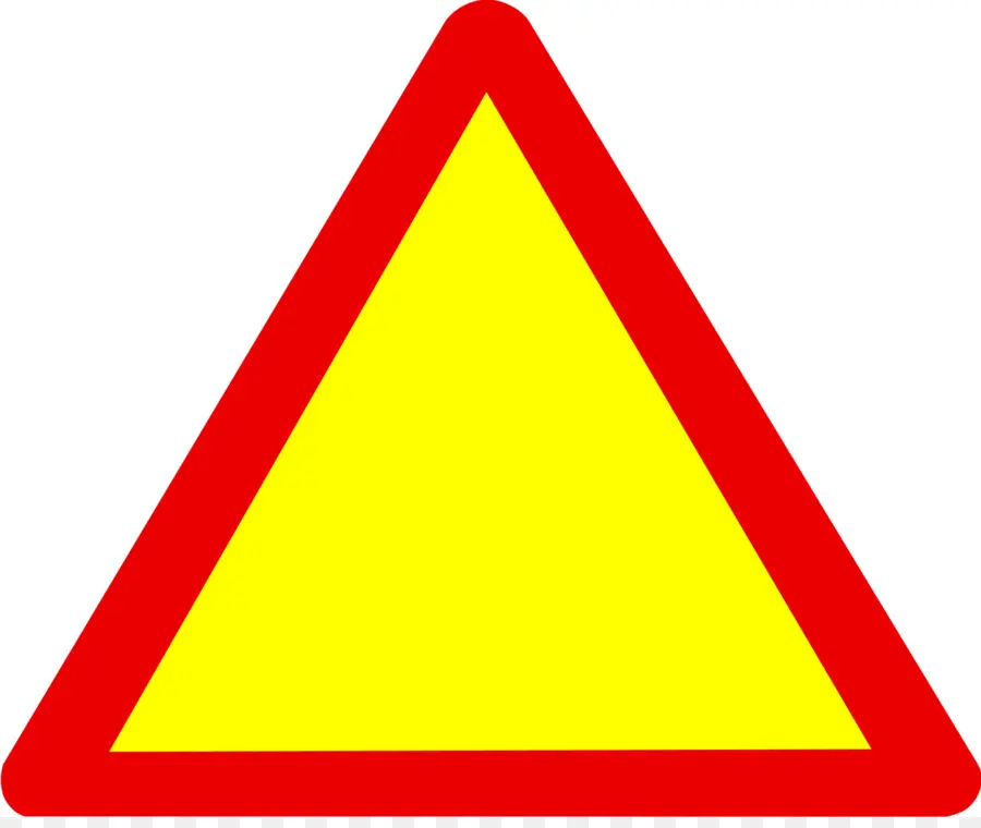 Triangle Jaune，Avertissement PNG