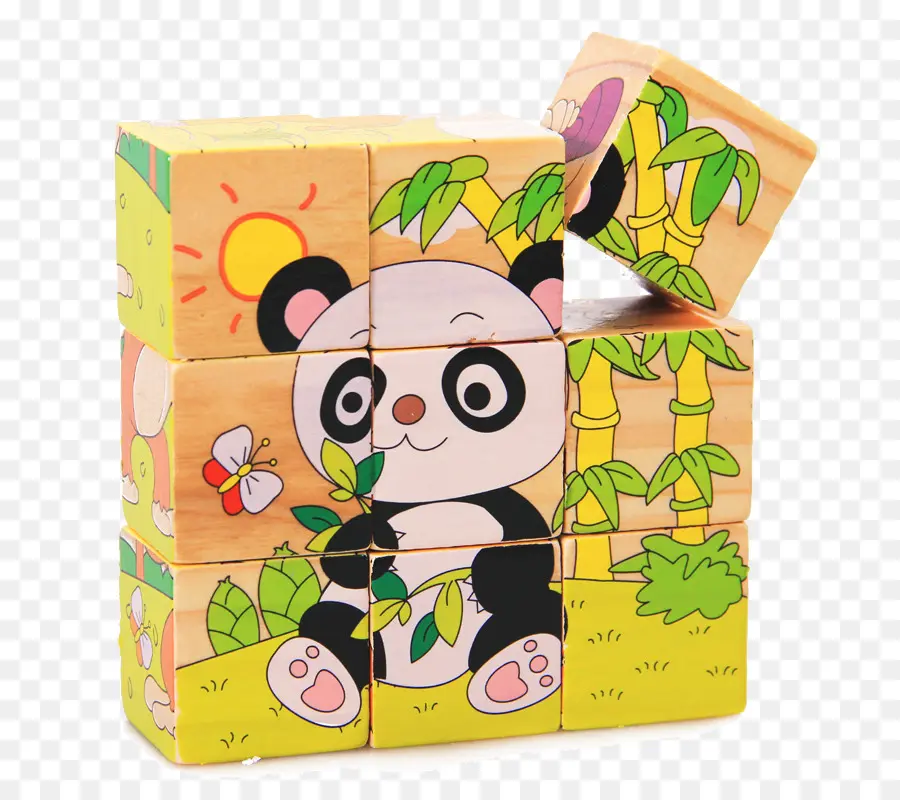 Blocs Pandas，Puzzle PNG