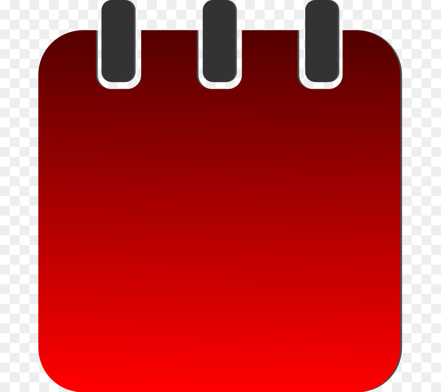 Calendrier Rouge，Pages PNG