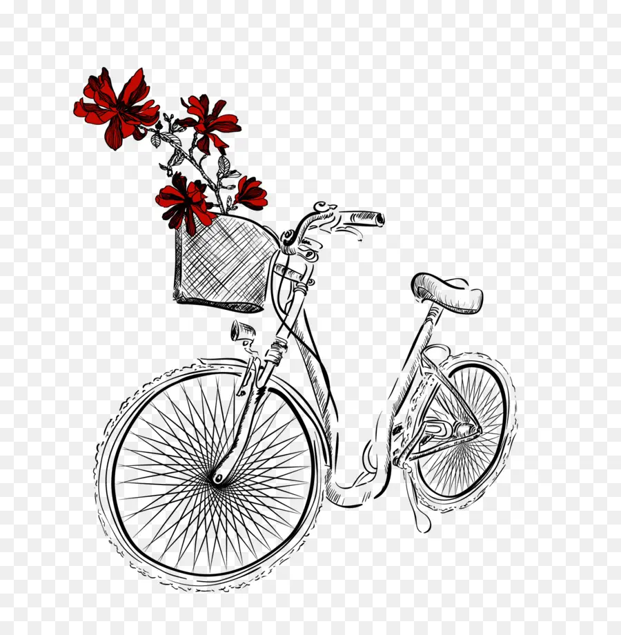 Roue De Bicyclette，Plage Rose PNG