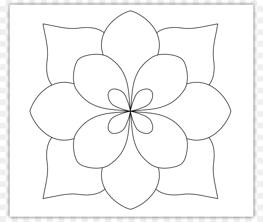 Fleur Mandala，Modèle PNG