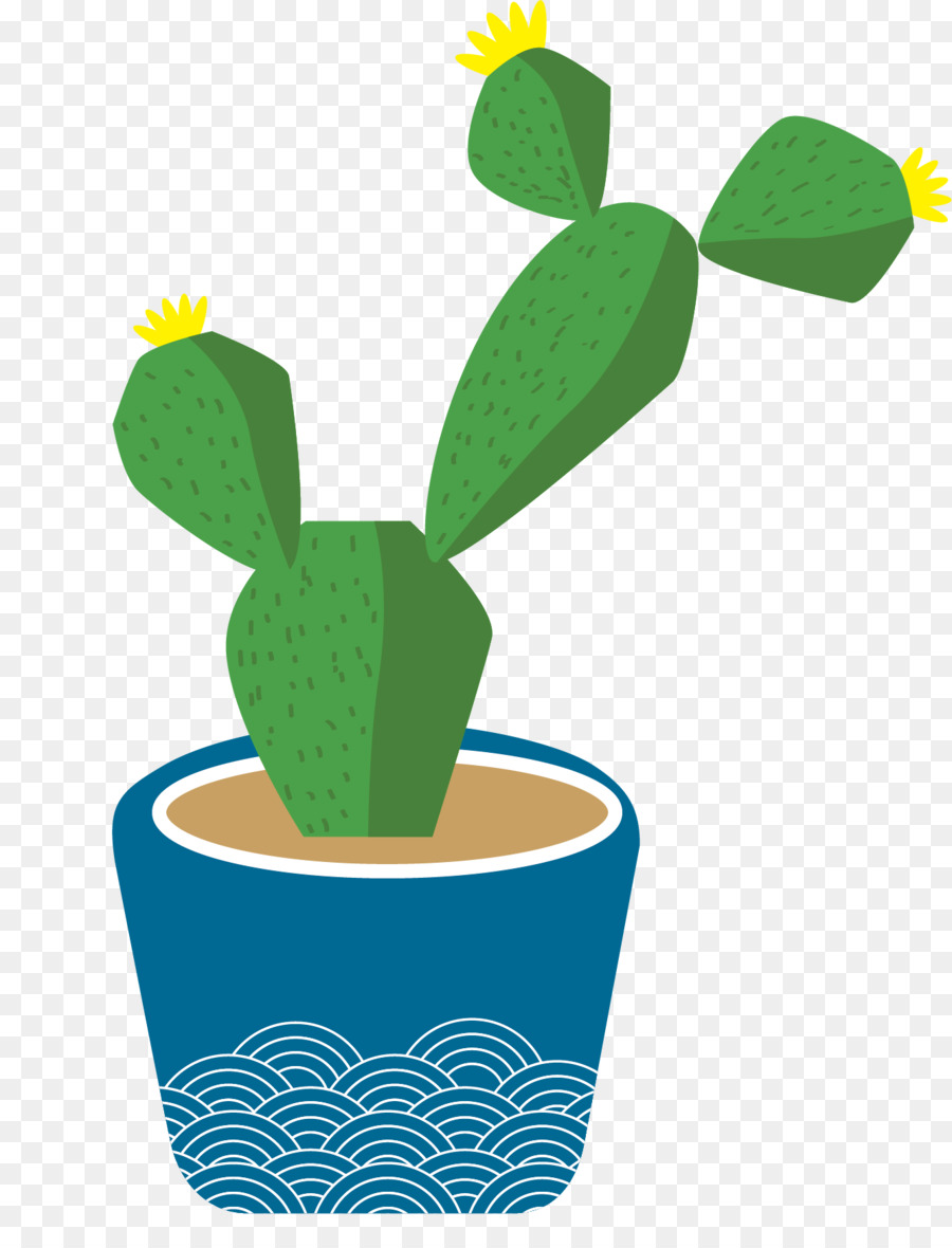 Cactus，Mis En Pot PNG