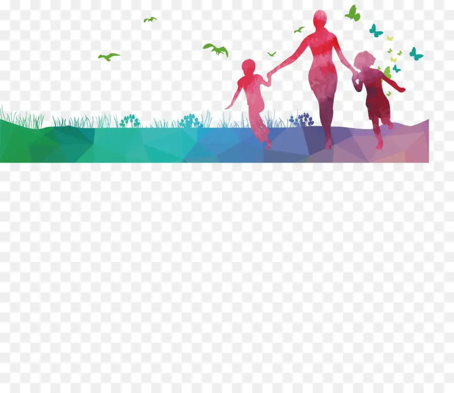 Famille Silhouette，Mère PNG