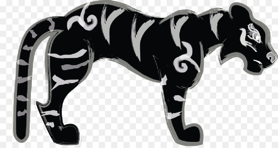 Tigre Noir，Rayures PNG