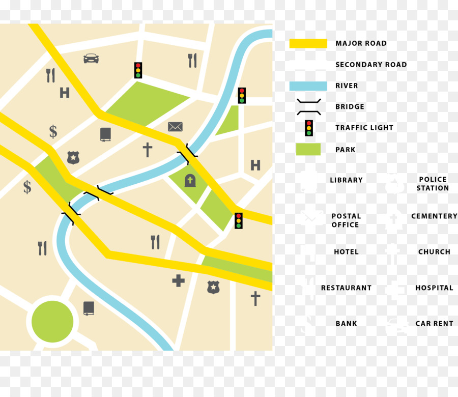 Carte，Routes PNG