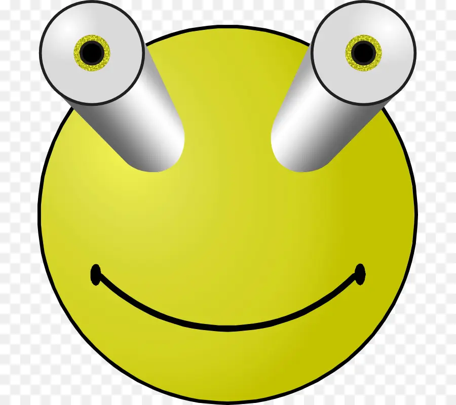 Visage Souriant Jaune，Heureux PNG