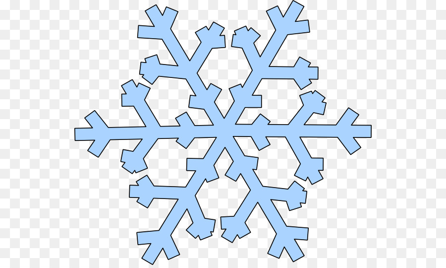 Flocon De Neige Bleu，Hiver PNG