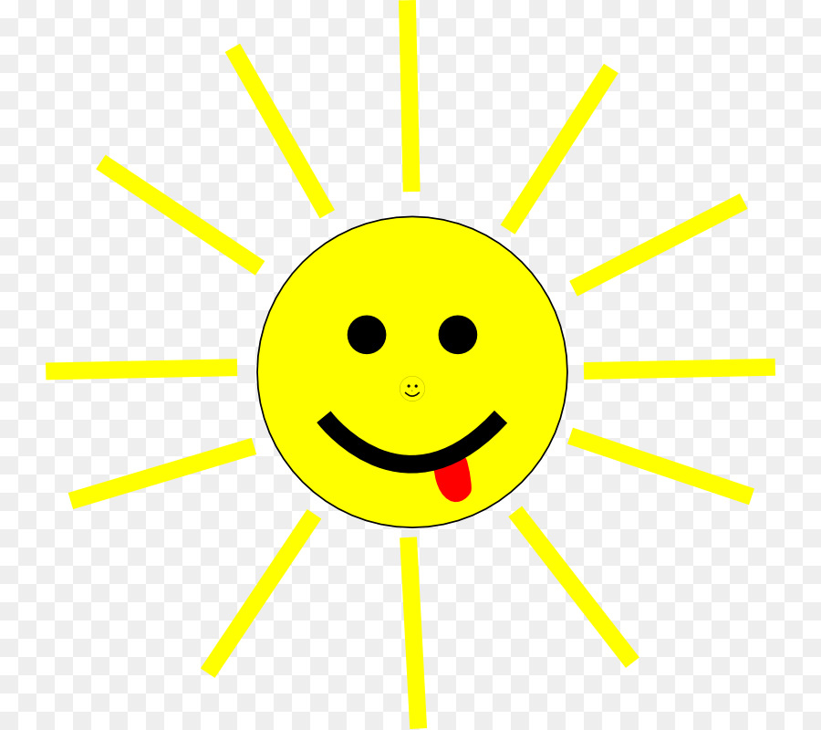 Soleil Souriant，Heureux PNG