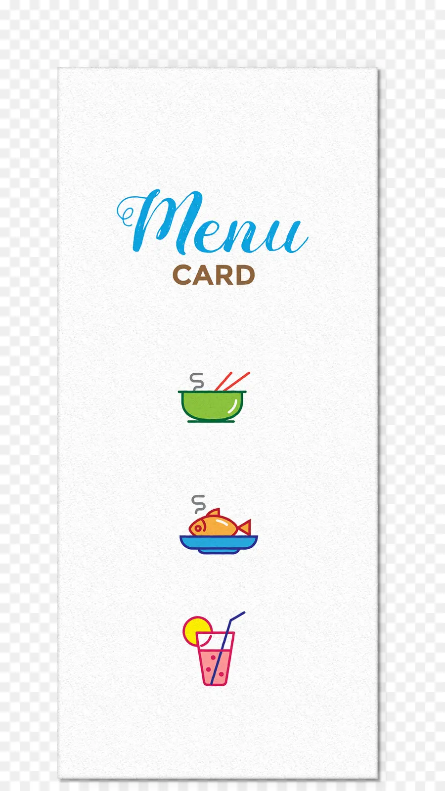 Carte De Menu，Bol PNG