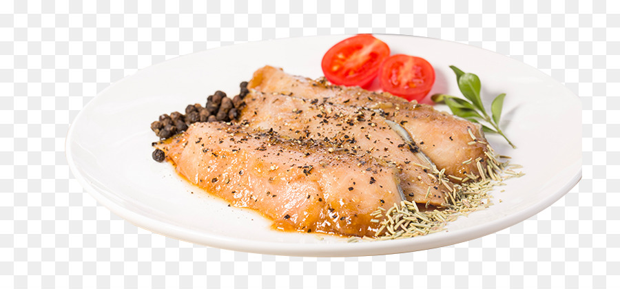 Filets De Poisson Assaisonnés，Tomates PNG