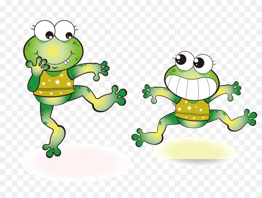 Grenouilles Dansantes，Dessin Animé PNG