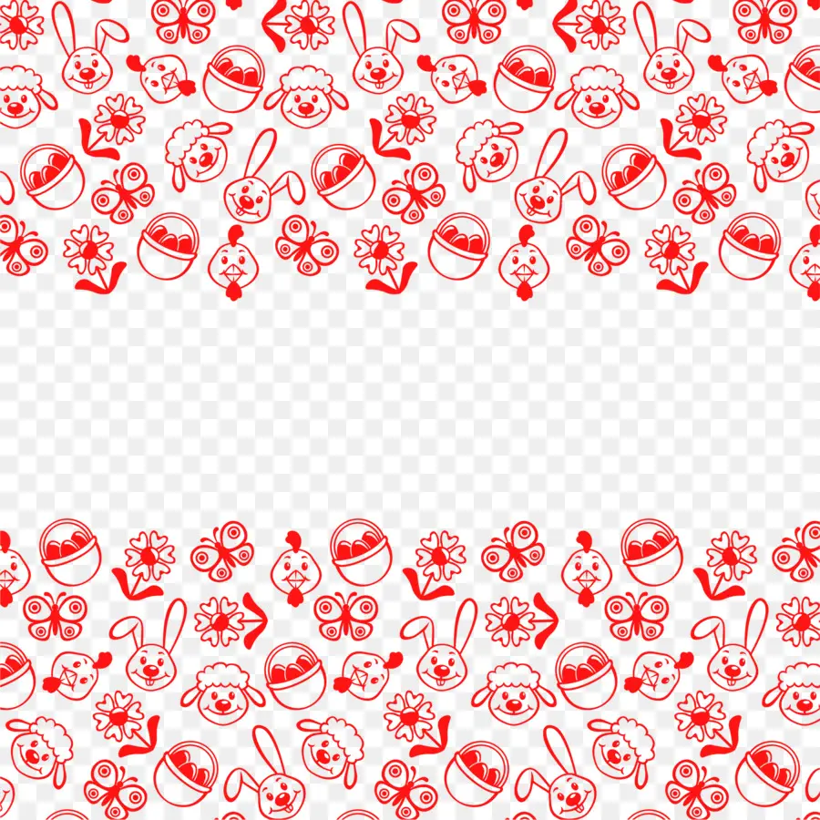 Motif Rouge，Animaux PNG