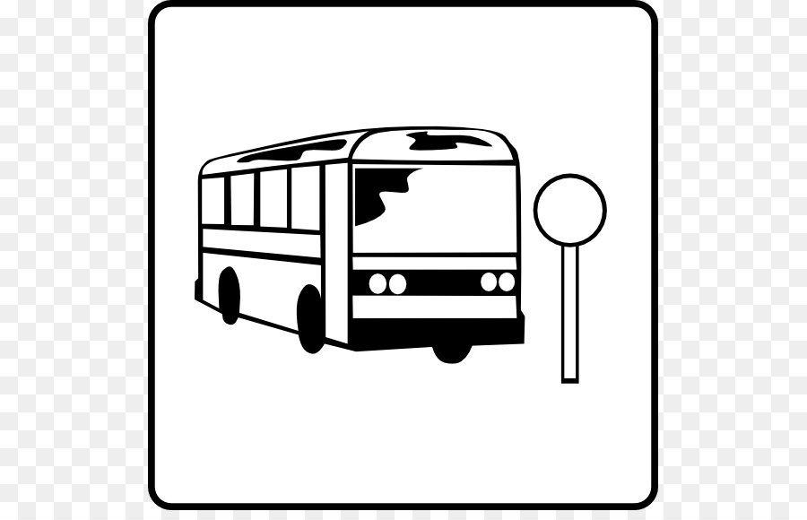 Arrêt De Bus，Transports Publics PNG