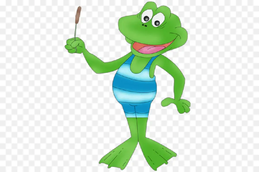 Grenouille De Dessin Animé，Maillot De Bain PNG