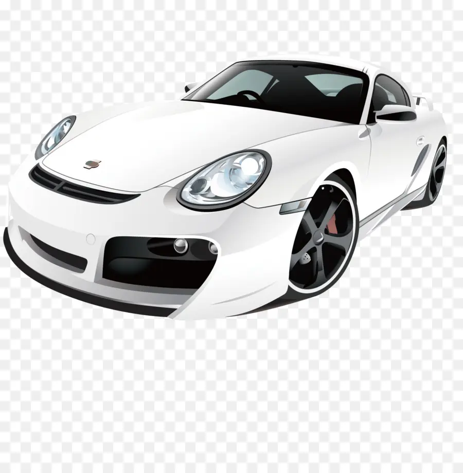 Voiture De Sport Blanche，Roues PNG