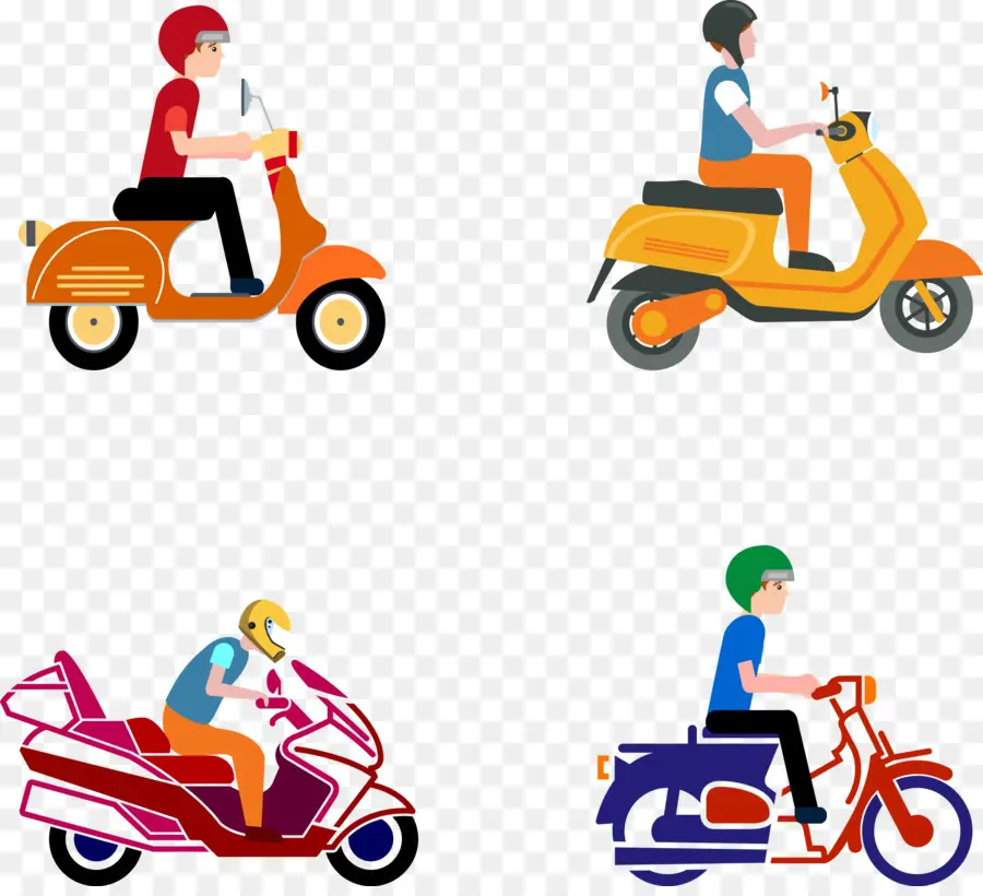 Trottinettes，Scooters PNG