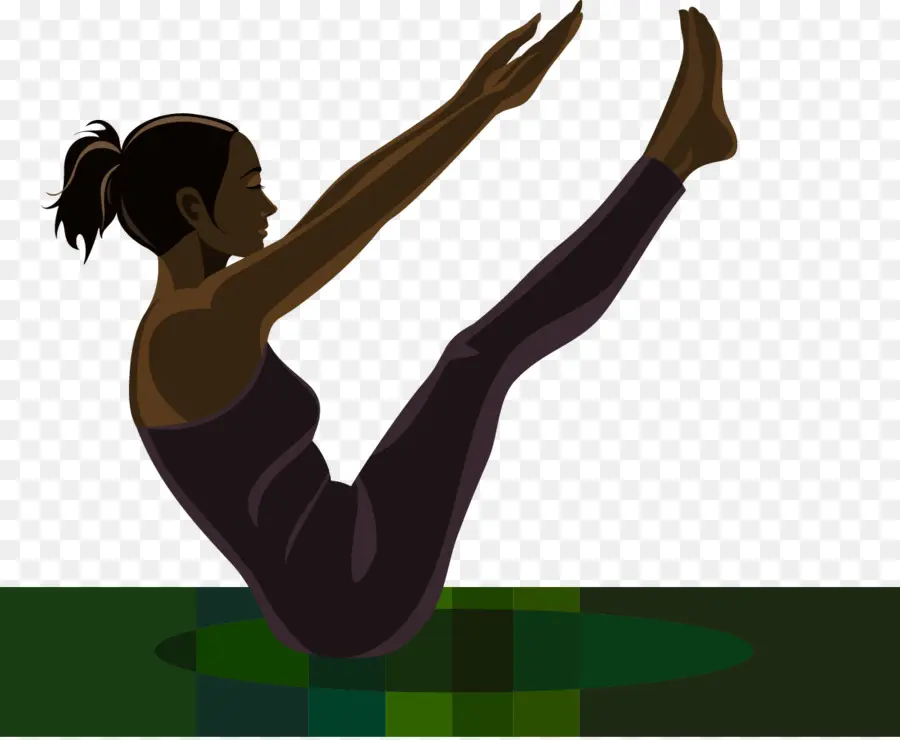 Pose De Yoga，Femme PNG