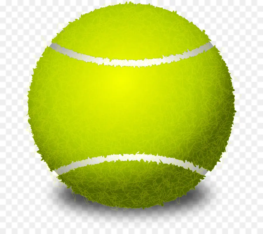 Balle De Tennis，Jaune PNG