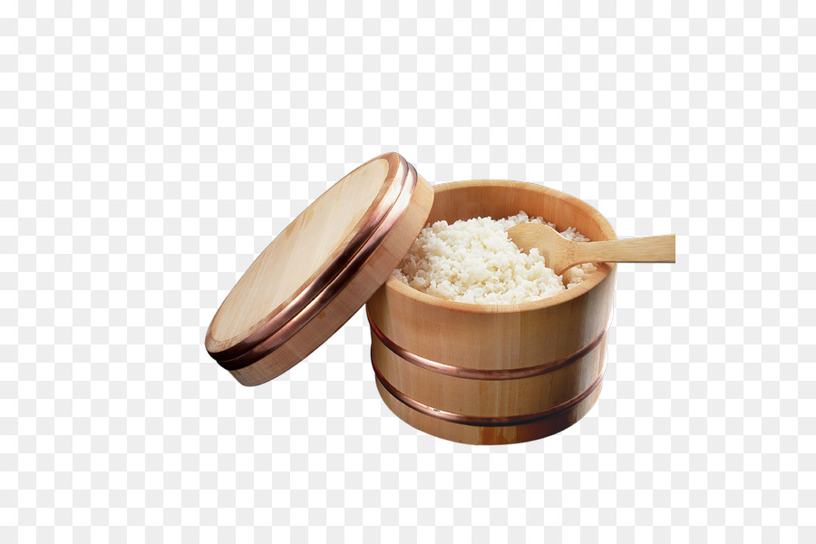 Riz Dans Un Bol En Bois，Grains PNG