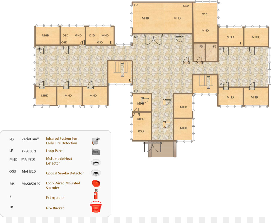 Plan D'étage，Disposition Du Bâtiment PNG