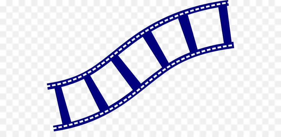 Bande De Film Bleue，Cinéma PNG