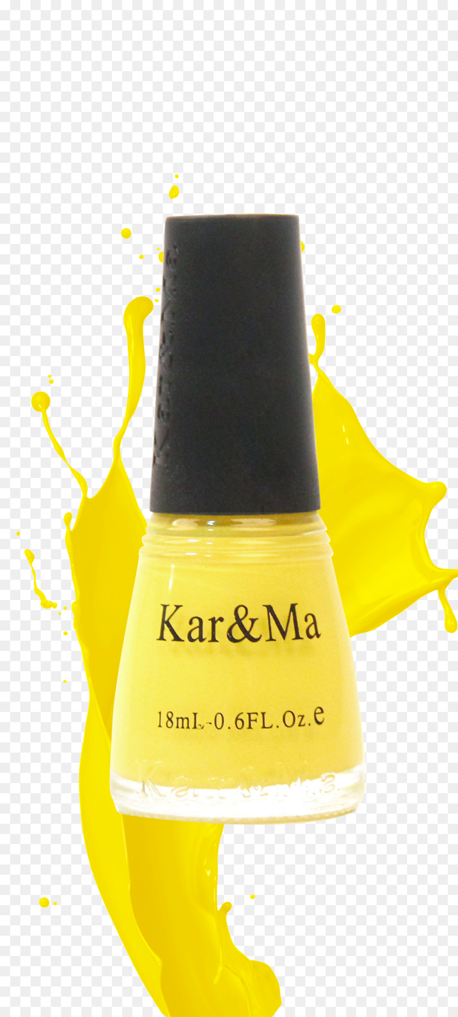 Vernis à Ongles Jaune，Clou PNG