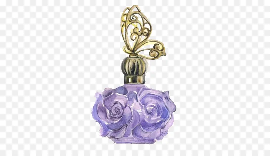 Flacon De Parfum，Violet PNG