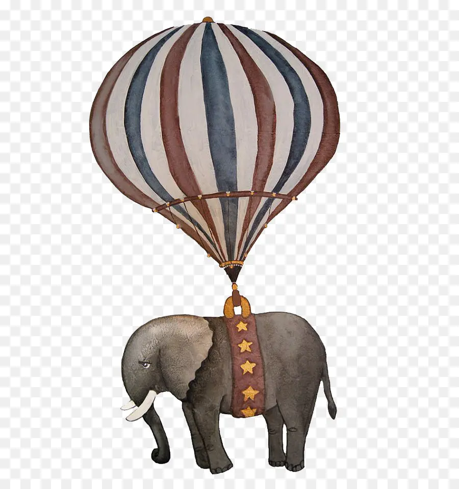 Ballon Éléphant，éléphant PNG