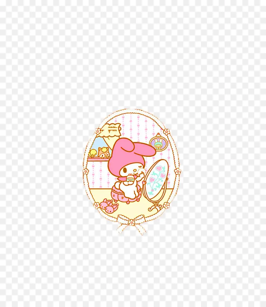 Personnage Mignon，Miroir PNG