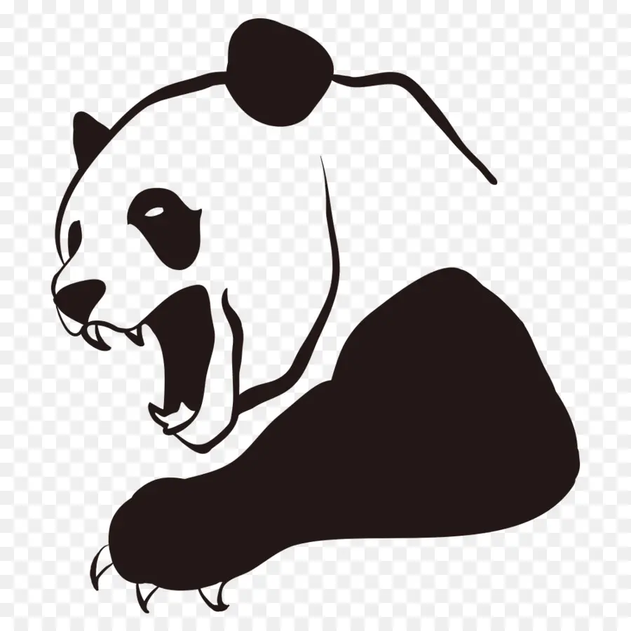 Panda Géant，Colère PNG