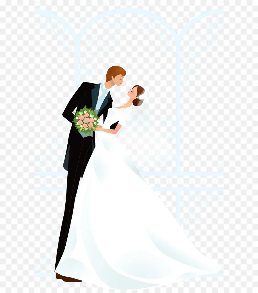 Couples De Mariage，Mariée PNG