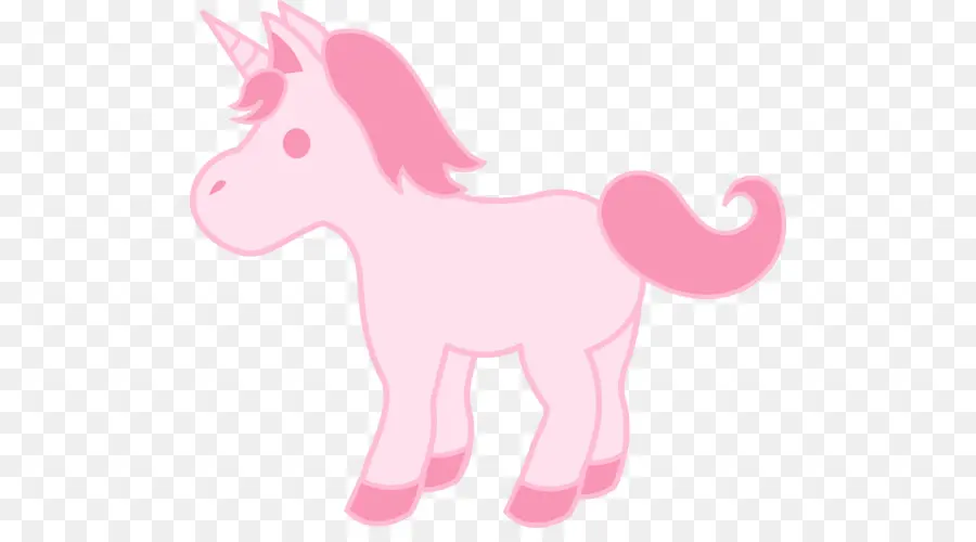 Licorne Rose，Mythique PNG