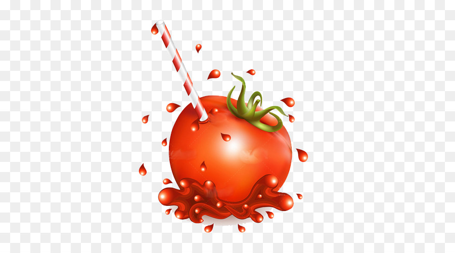 Jus De Tomate，Paille PNG