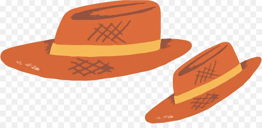 Chapeaux，Orange PNG