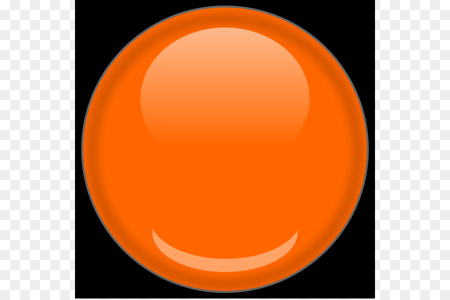 Bouton Orange，Rond PNG