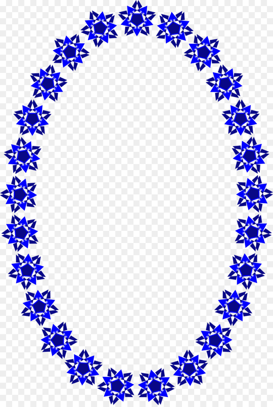 Cadre Floral Bleu，Fleurs PNG