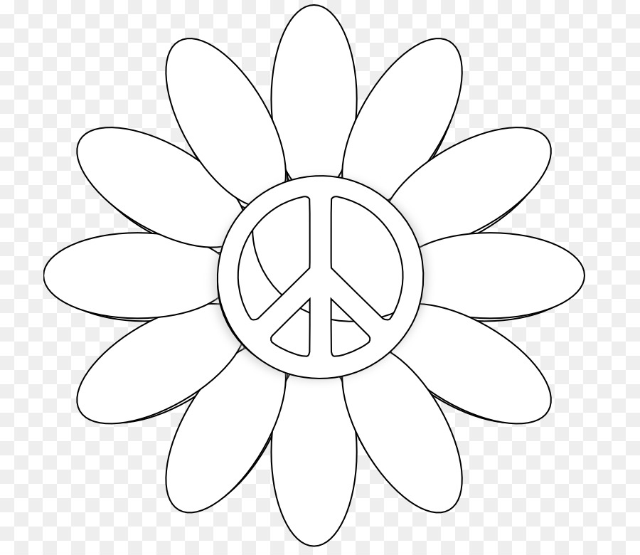 De La Paix Symboles，Noir Et Blanc PNG