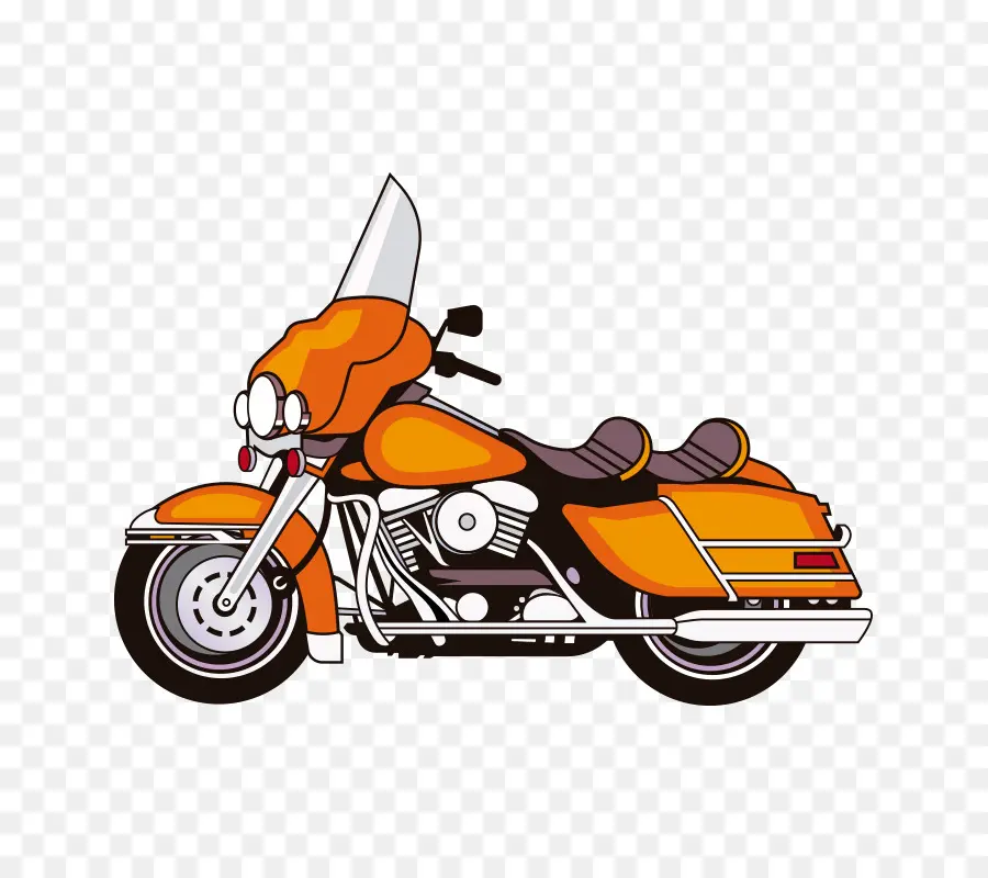 Moto Orange，Vélo PNG