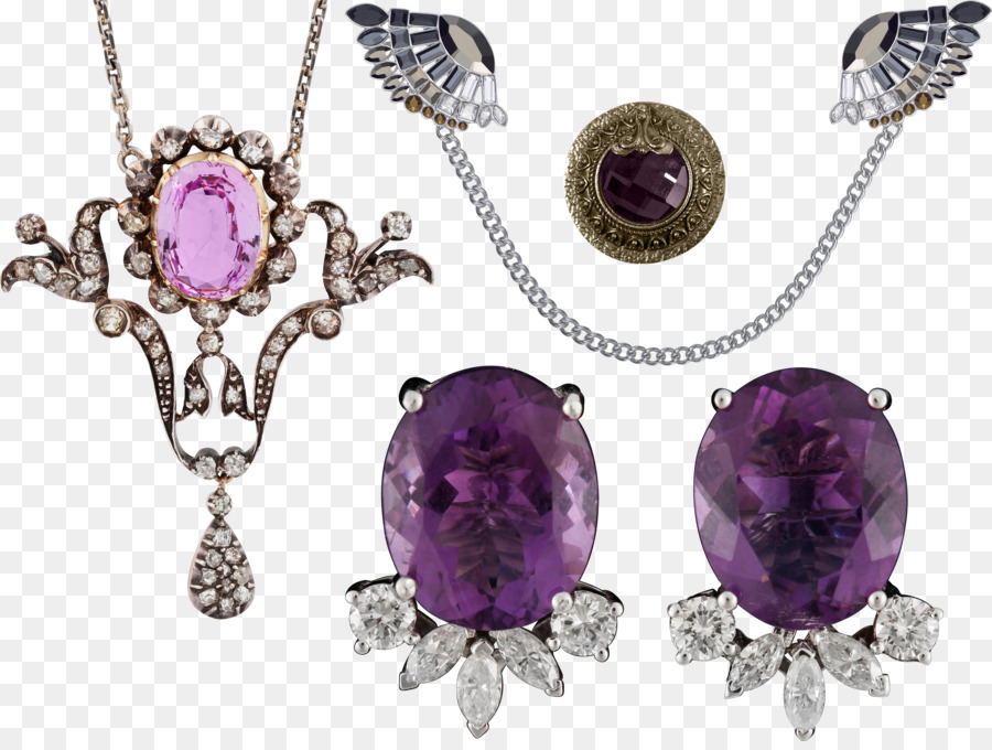 Bijoux Violets，Collier PNG