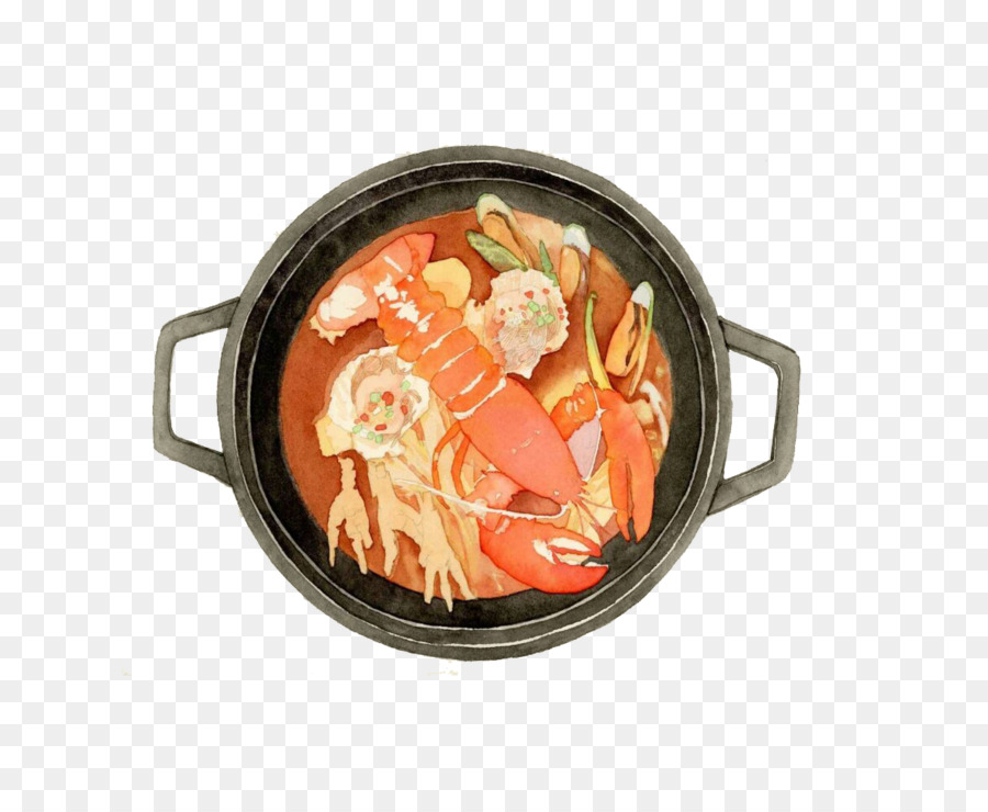 Soupe De Fruits De Mer，Homard PNG