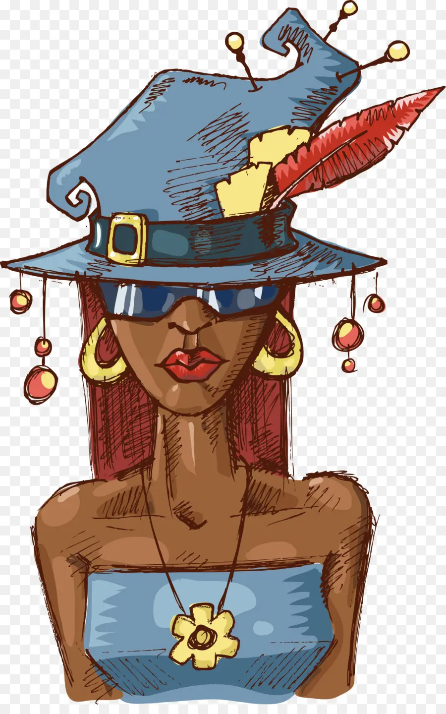 Chapeau De Sorcière，Femme PNG