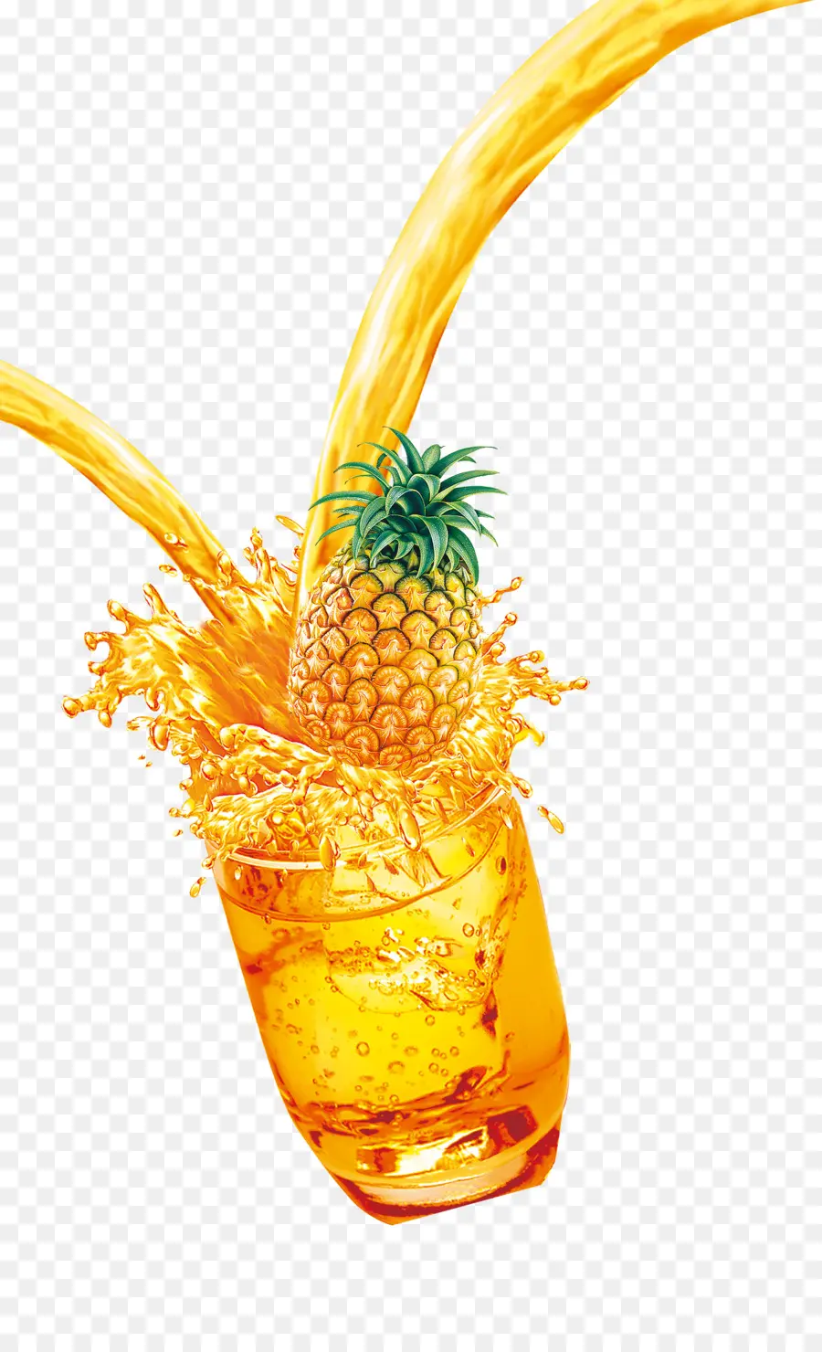 Jus D'ananas，Fruit PNG