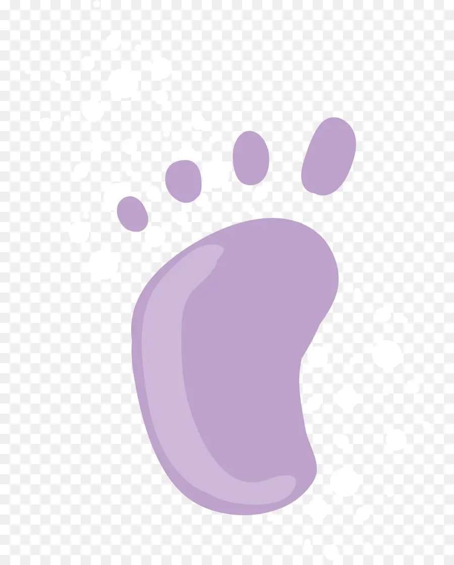 Empreinte Violette，Pied PNG