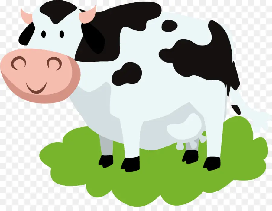 Vache，Herbe PNG