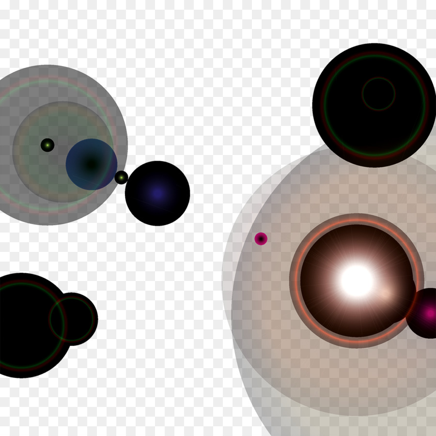 Bulles Colorées，Cercles PNG