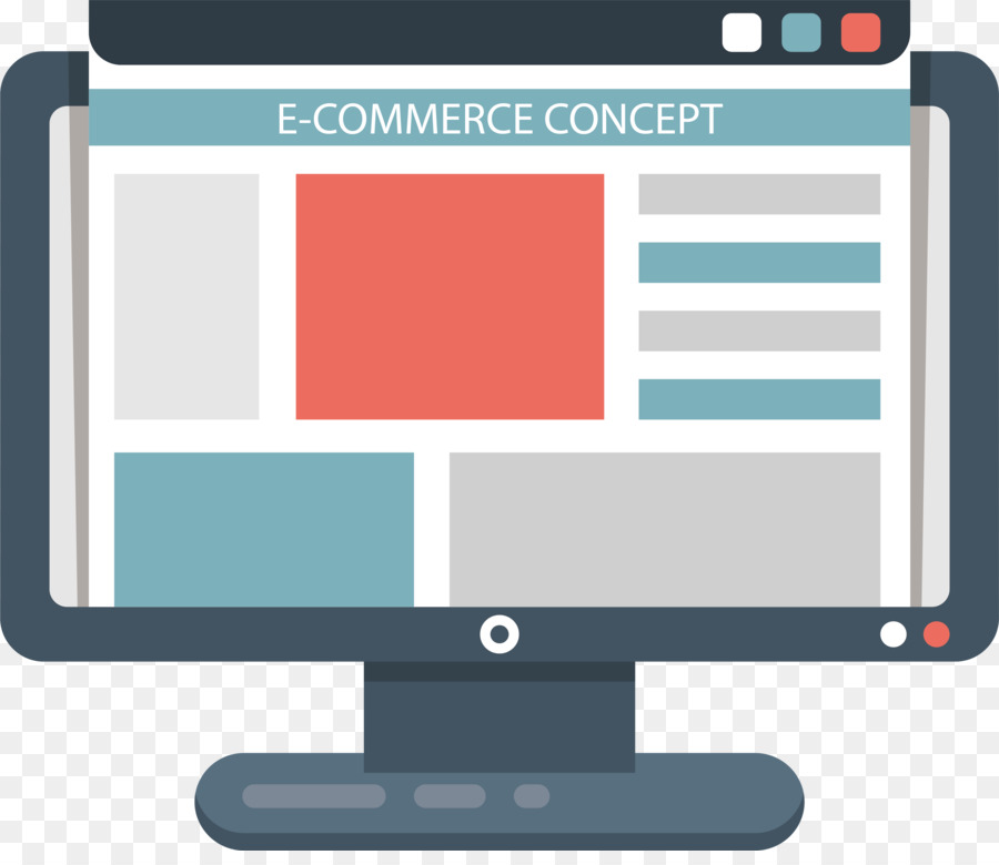 Concept De Commerce électronique，Site Web PNG