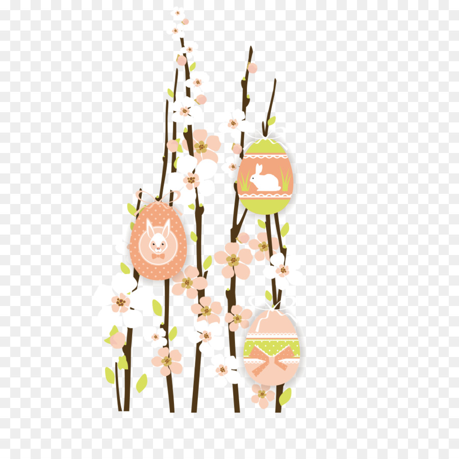 Oeufs De Pâques，Fleurs PNG