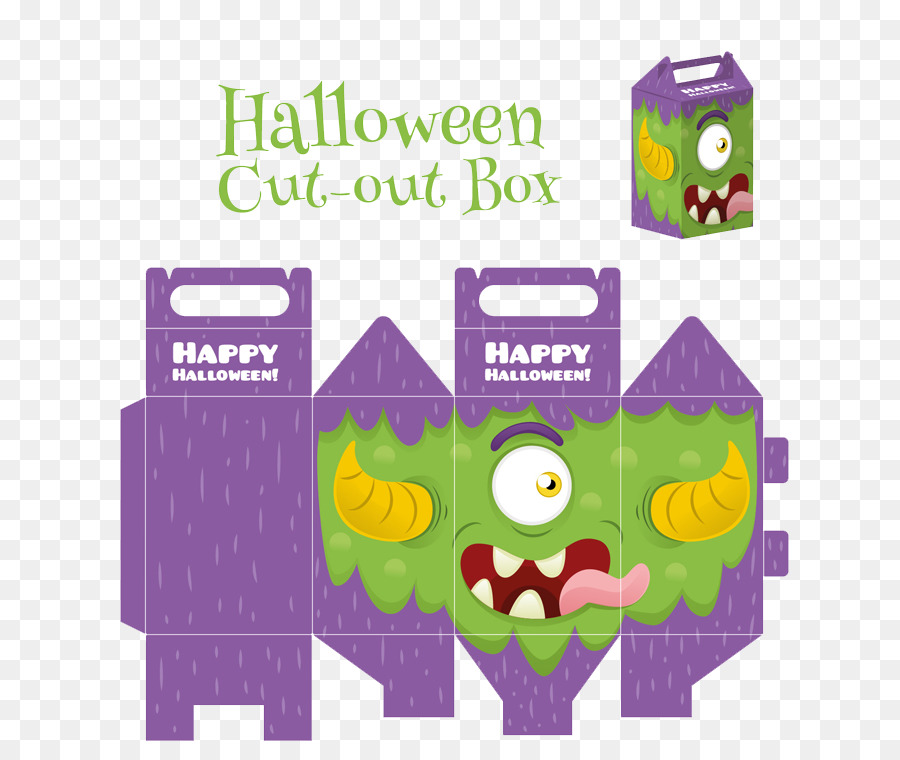 Boîte D'halloween，Découper PNG